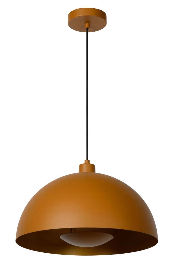 Lucide SIEMON - Lámpara colgante - Ø 40 cm - 1xE27 - Ocre - apagado